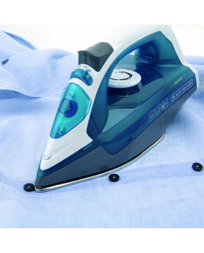 Ferro da Stiro a Vapore Black & Decker 2200 W (Ricondizionati A) Ferro da Stiro a Vapore Black & Decker 2200 W (Ricondizionati A)