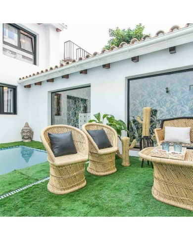 Poltrona Alexandra House Living Marrone (Ricondizionati A)