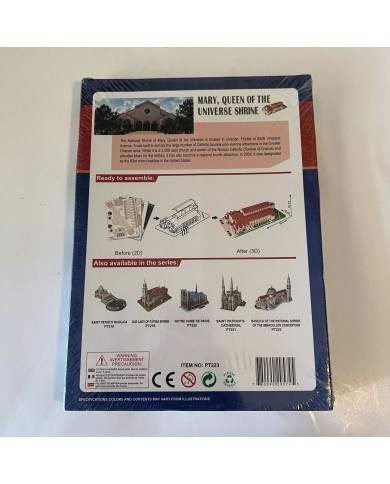 Puzzle 3D CubicFun MARY QUEEN OF THE UNIVERSE SHRINE Multicolore 54 Pezzi