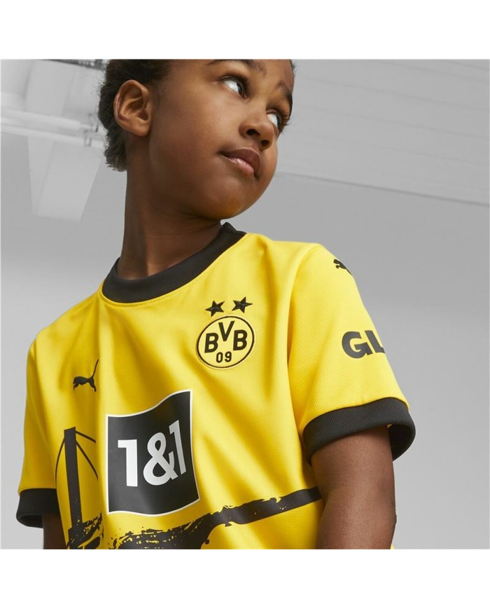 Maglia da Calcio a Maniche Corte per Bambini Puma BVB Home Jersey Replica Jr (116 cm)