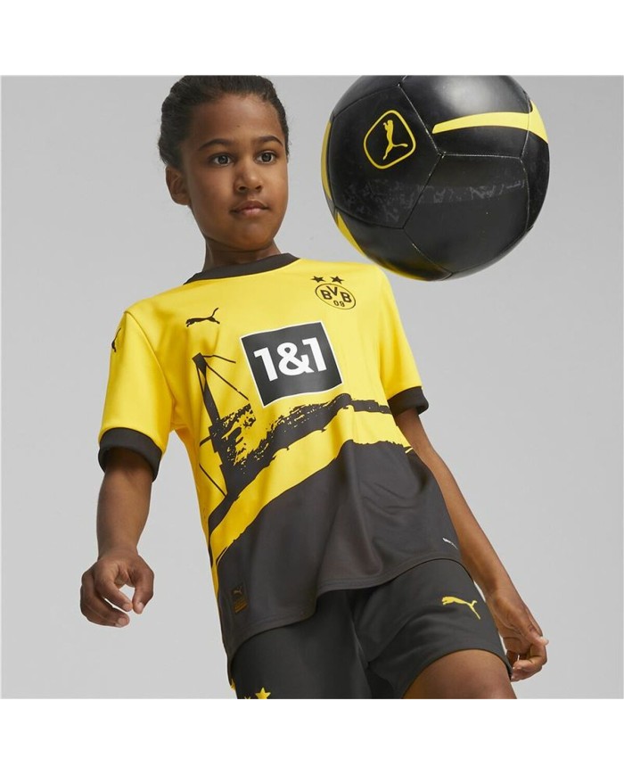 Maglia da Calcio a Maniche Corte per Bambini Puma BVB Home Jersey Replica Jr (116 cm)