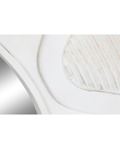 Specchio da parete DKD Home Decor Bianco