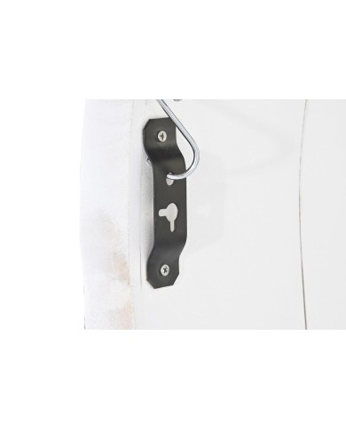 Specchio da parete DKD Home Decor Bianco