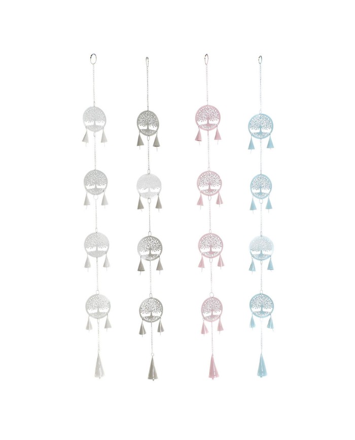 Decorazione pensile DKD Home Decor Albero Bianco (4 Unità) Decorazione pensile DKD Home Decor Albero Bianco (4 Unità)