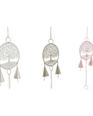 Decorazione pensile DKD Home Decor Albero Bianco (4 Unità) Decorazione pensile DKD Home Decor Albero Bianco (4 Unità)