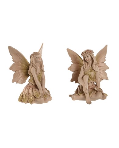 Statua Decorativa Home ESPRIT Multicolore (2 Unità)