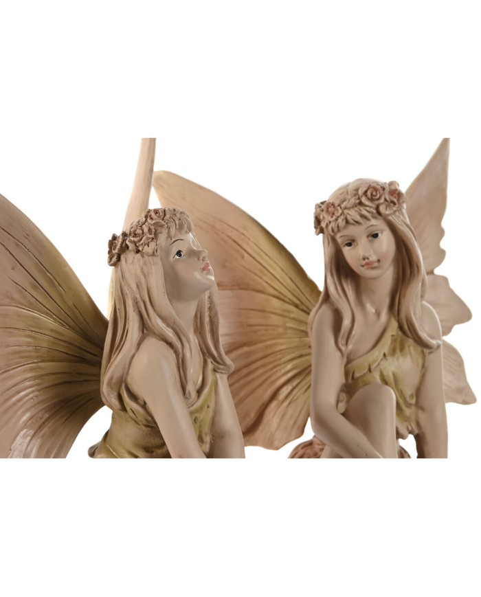 Statua Decorativa Home ESPRIT Multicolore (2 Unità)