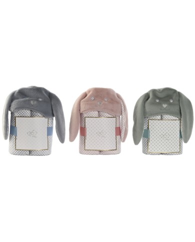 Coperta Home ESPRIT Coniglio Multicolore Coperta Home ESPRIT Coniglio Multicolore