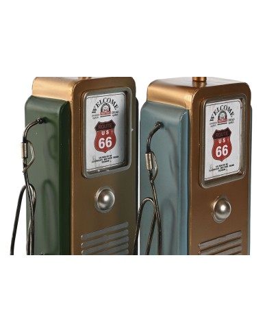 Orologio da Tavolo Home ESPRIT Multicolore Metallo Vintage