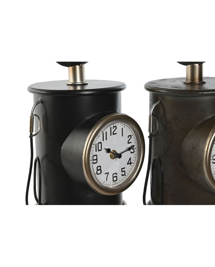 Orologio da Tavolo Home ESPRIT Multicolore Metallo