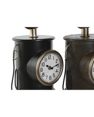 Orologio da Tavolo Home ESPRIT Multicolore Metallo