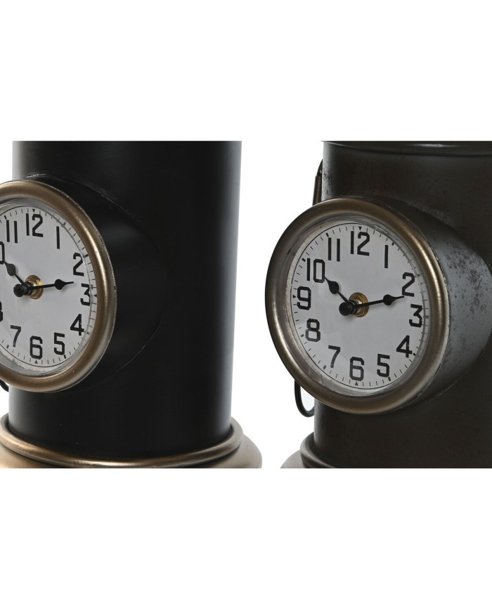 Orologio da Tavolo Home ESPRIT Multicolore Metallo