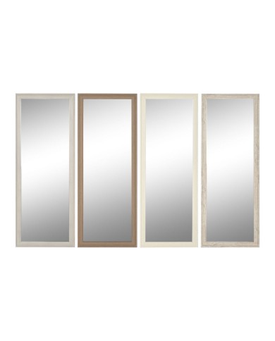 Specchio da parete Home ESPRIT (4 Unità)