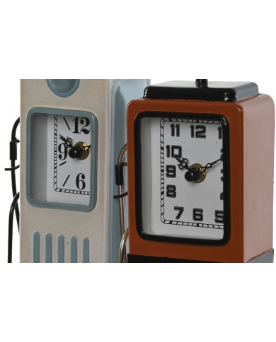 Orologio da Tavolo Home ESPRIT Multicolore Metallo Vintage