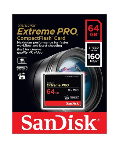 Scheda Di Memoria CF SanDisk SDCFXPS-064G-X46 Scheda Di Memoria CF SanDisk SDCFXPS-064G-X46