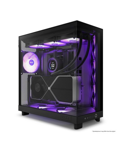 Case computer desktop ATX NZXT H6 Air Flow Nero