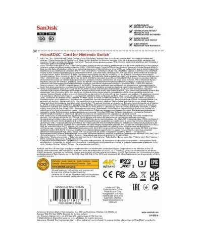 Scheda Micro SD SanDisk SDSQXAO-256G-GN6ZG 256 GB Scheda Micro SD SanDisk SDSQXAO-256G-GN6ZG 256 GB