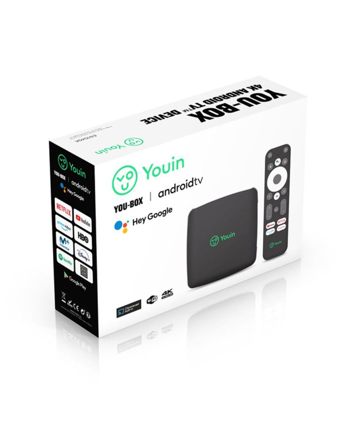 Adattatore Smart TV Youin You-Box Android TV 10