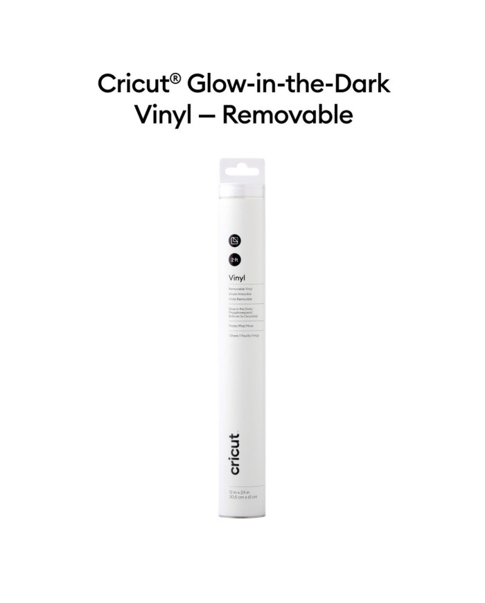 Vinile Permanente per Plotter da taglio Cricut GLOW Bianco