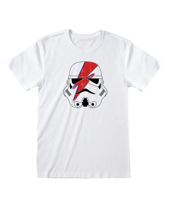 Maglia a Maniche Corte Unisex Star Wars Ziggy Stormtrooper Bianco