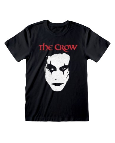 Maglia a Maniche Corte Unisex The Crow Face Nero