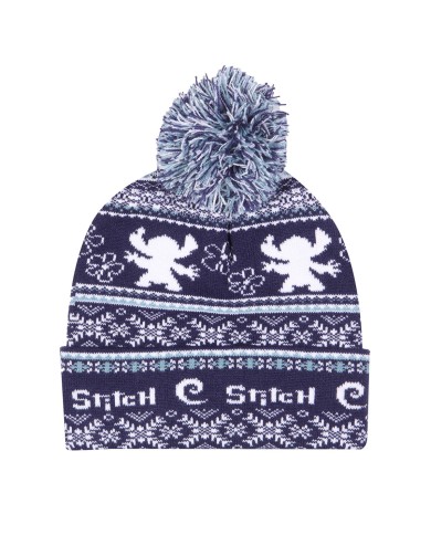 Cappello Stitch Fair Isle Pom Beanie Blu Marino Cappello Stitch Fair Isle Pom Beanie Blu Marino