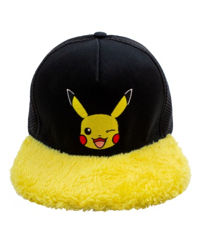 Berretto Unisex Pokémon Pikachu Wink Giallo Nero Taglia unica Berretto Unisex Pokémon Pikachu Wink Giallo Nero Taglia unica
