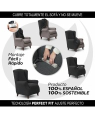 Copridivano poltrona con ali Sofaskins NIAGARA