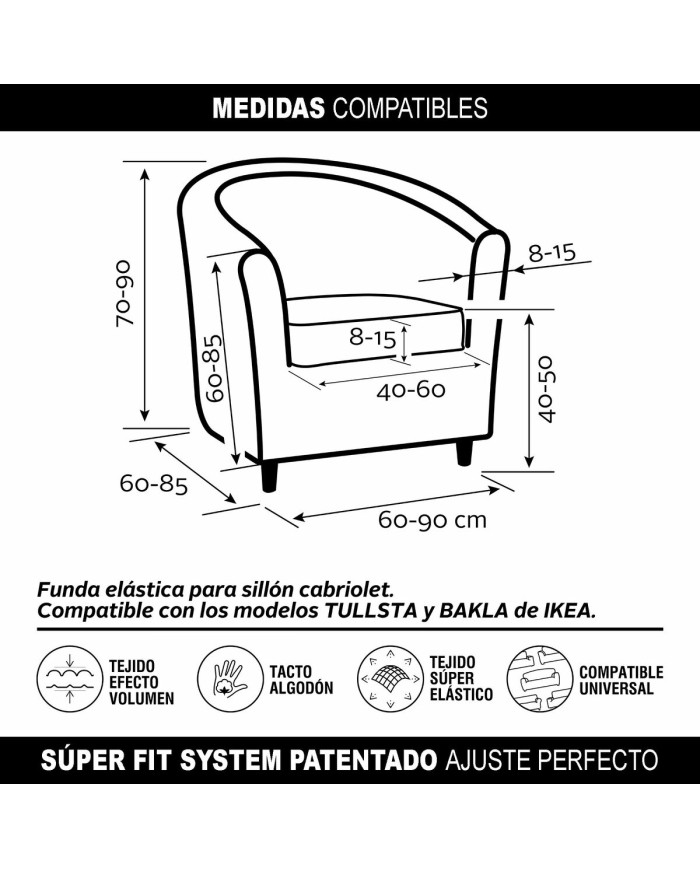 Copridivano poltrona Sofaskins NIAGARA 1 posto