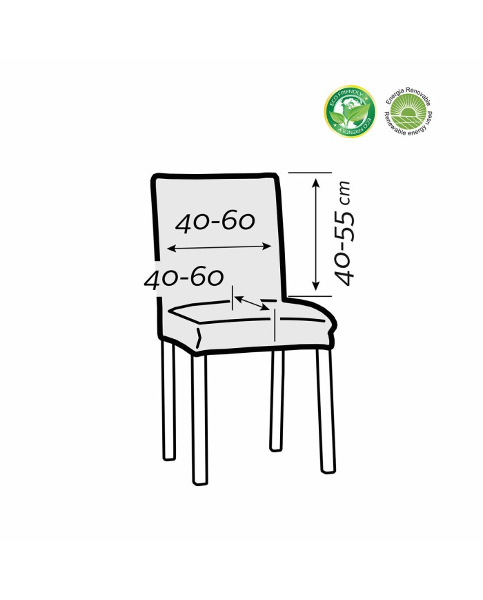 Custodia per Sedia Sofaskins NIAGARA 2 Unità Custodia per Sedia Sofaskins NIAGARA 2 Unità