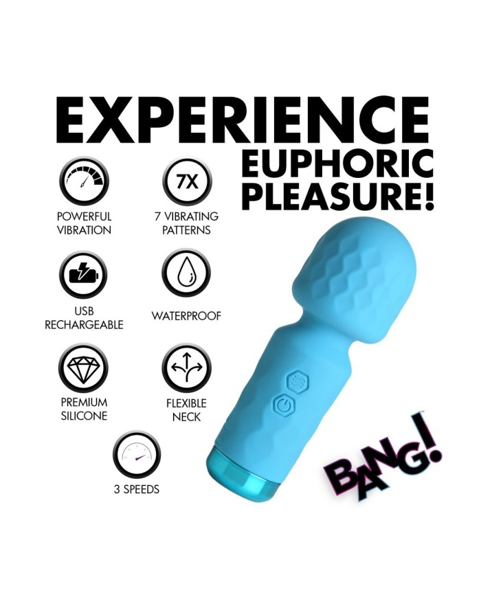 Massaggiatore XR Azzurro Silicone Massaggiatore XR Azzurro Silicone