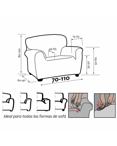 Copridivano Sofakover Romeo 1 posto