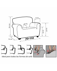 Copridivano Sofakover Romeo 1 posto Copridivano Sofakover Romeo 1 posto