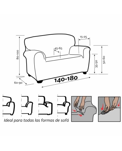 Copridivano Sofakover Romeo 2 posti