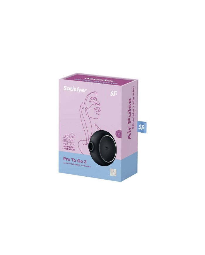 Succhia Clitoride Satisfyer Pro to go 3 Nero