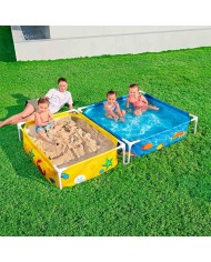 Bestway Piscina Rigida Infantile Con Sandbox 213x122x30,5 cm +2 anni Giardino 00561