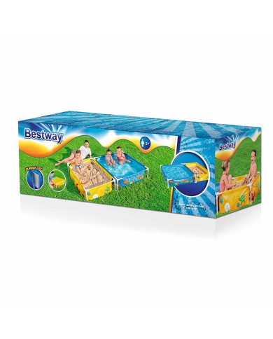 Bestway Piscina Rigida Infantile Con Sandbox 213x122x30,5 cm +2 anni Giardino 00561