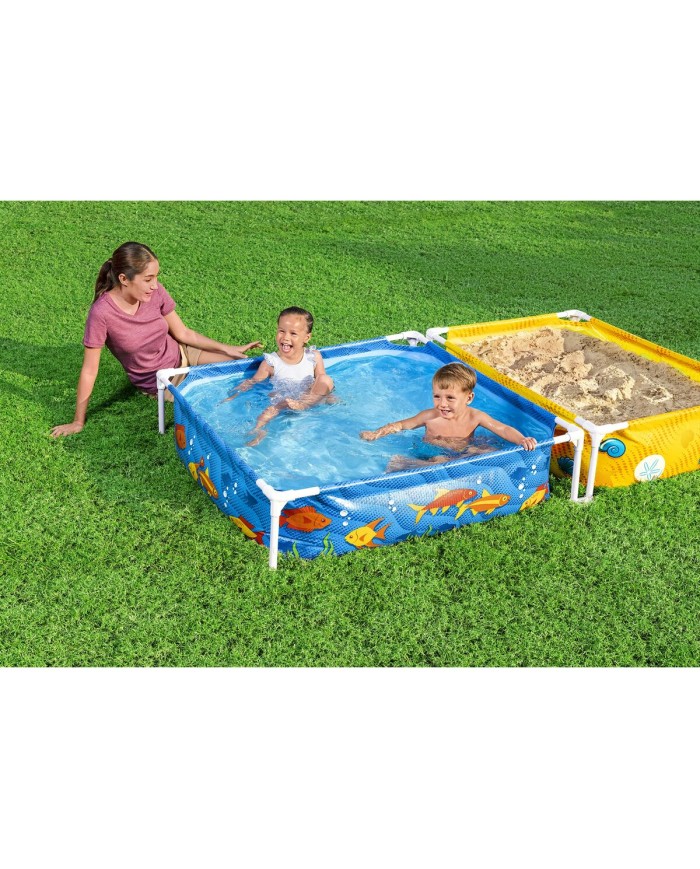 Bestway Piscina Rigida Infantile Con Sandbox 213x122x30,5 cm +2 anni Giardino 00561