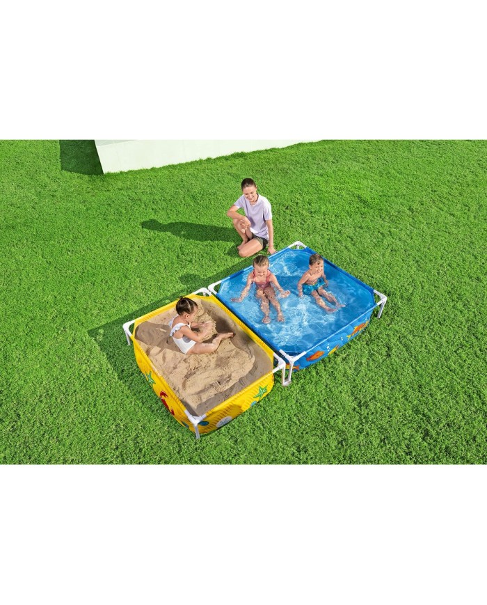 Bestway Piscina Rigida Infantile Con Sandbox 213x122x30,5 cm +2 anni Giardino 00561