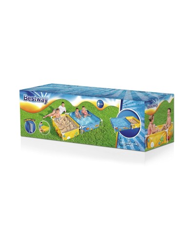 Bestway Piscina Rigida Infantile Con Sandbox 213x122x30,5 cm +2 anni Giardino 00561