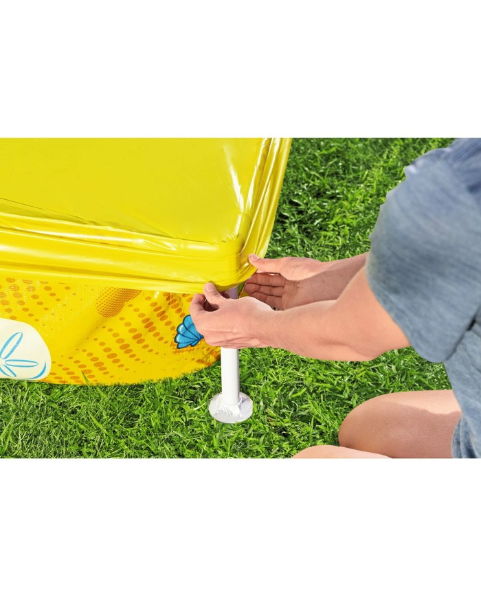 Bestway Piscina Rigida Infantile Con Sandbox 213x122x30,5 cm +2 anni Giardino 00561