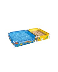 Bestway Piscina Rigida Infantile Con Sandbox 213x122x30,5 cm +2 anni Giardino 00561