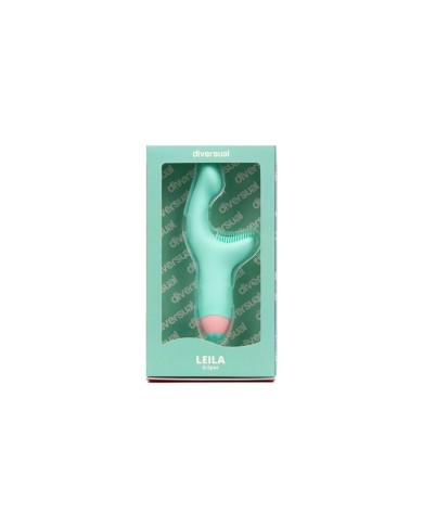 Vibratore Doppia Stimolazione Diversual Verde Chiaro