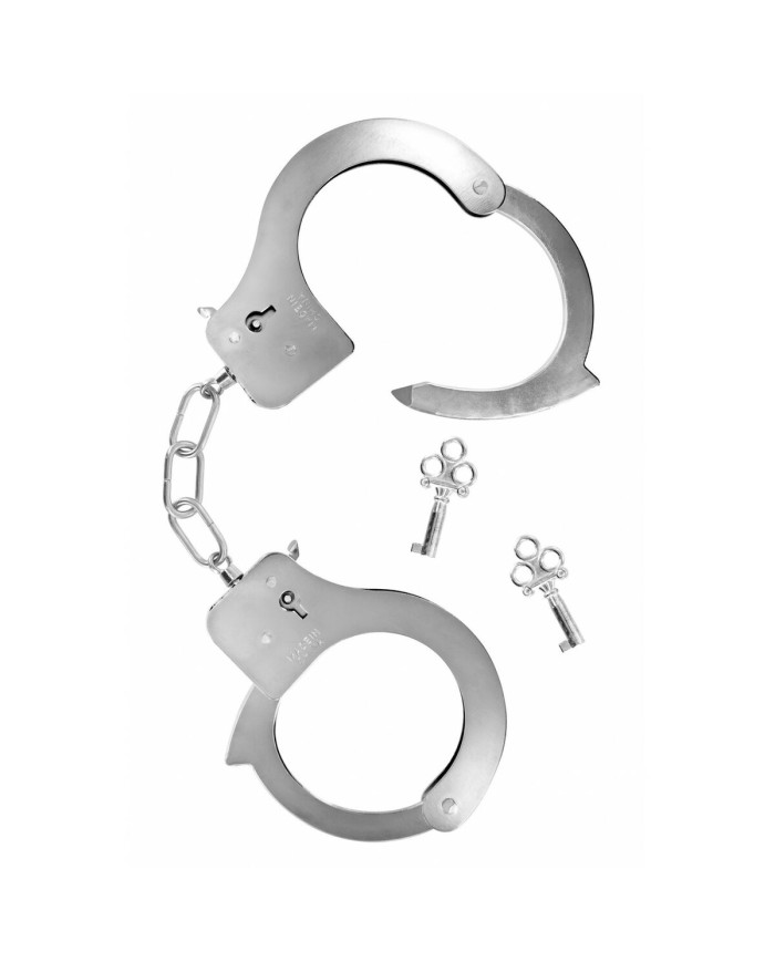 Set di Manette e Cavigliere Fetish Tentation Argentato