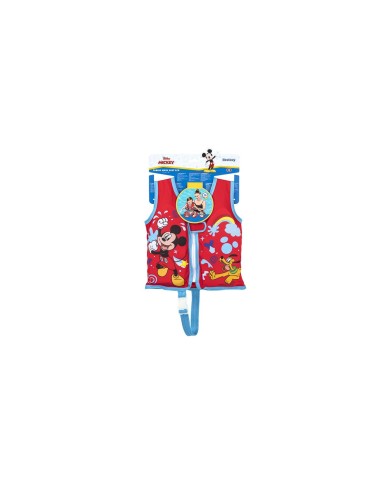 Gilet Bestway Disney Mickey Mouse UPF 50+ 51 cm +1 a 3 Anni Piscina e Spiaggia 09101 Gilet Bestway Disney Mickey Mouse UPF 50+ 51 cm +1 a 3 Anni Piscina e Spiaggia 09101