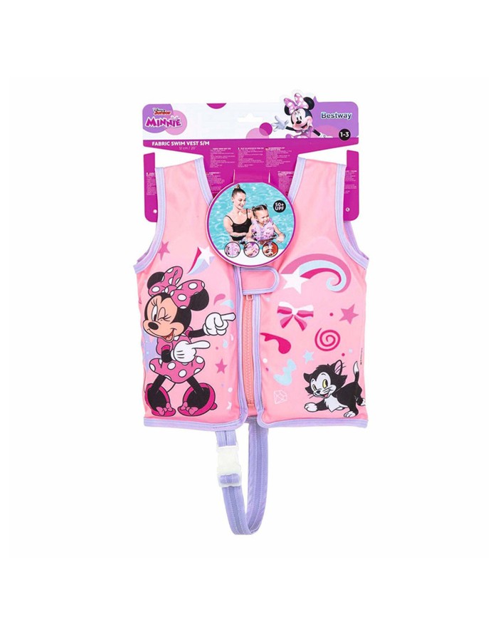 Bestway Gilet Disney Minnie UPF 50+ 51 cm +1 a 3 Anni Piscina e Spiaggia 09104