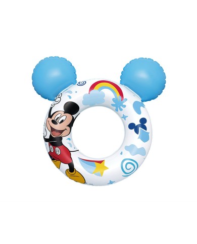 Bestway Galleggiante Disney Mickey Mouse Con Orecchie 74x76 cm +3 a 6 Anni Piscina e Spiaggia 09109 Bestway Galleggiante Disney Mickey Mouse Con Orecchie 74x76 cm +3 a 6 Anni Piscina e Spiaggia 09109