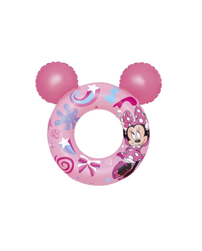 Bestway Galleggiante Disney Minnie Mouse Con Orecchie 74x76 cm +3 a 6 Anni Piscina e Spiaggia 09111