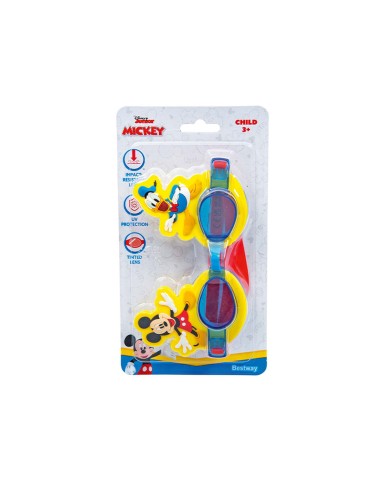 Bestway Occhiali da Nuoto per Bambini in Silicone Mickey & Friends +3 Anni Piscina 09110 Bestway Occhiali da Nuoto per Bambini in Silicone Mickey & Friends +3 Anni Piscina 09110