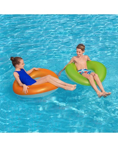 Bestway Flottatore Gonfiabile Liscio Neon Vari Colori D91 cm +10 Anni Spiaggia e Piscina 36025 Bestway Flottatore Gonfiabile Liscio Neon Vari Colori D91 cm +10 Anni Spiaggia e Piscina 36025